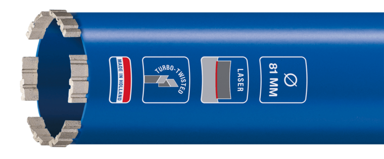 Carat Laser master Diamantboor 81 mm