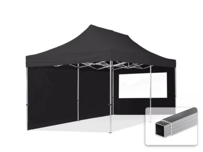 Easy-Up tent zwart