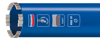 Carat Laser master Diamantboor 81 mm